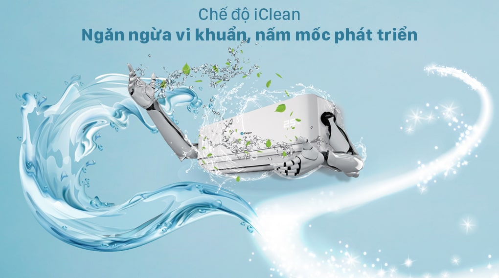 Máy lạnh Casper Inverter 2.5 HP GC-24IS32 - Chế độ iClean